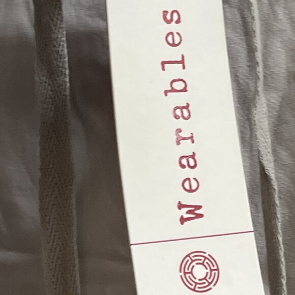 Wearables By XCVI Lenchen Jacket Dress Womens XS Tan Ruched Lagenlook Capsule - Picture 4 of 10